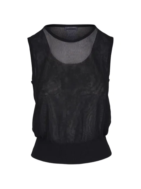 Akris Punto ラウンドネック トップ