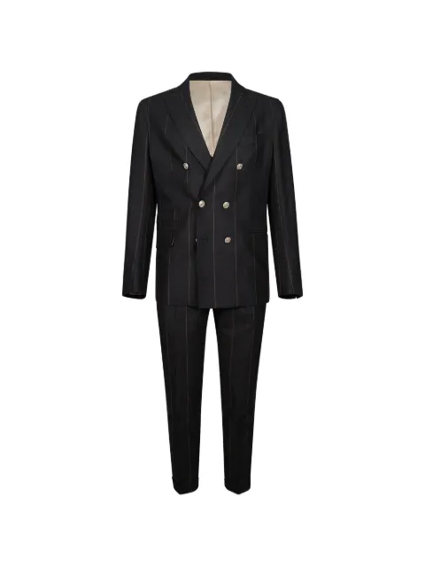 Eleventy pinstripe double-breasted suit