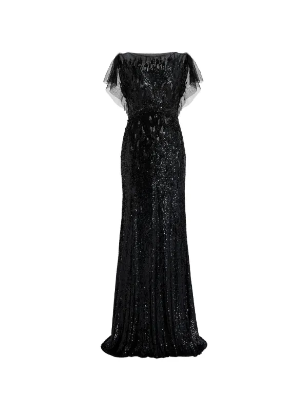 jenny packham black evening dress Yellow Fairy Dress Set main image 1