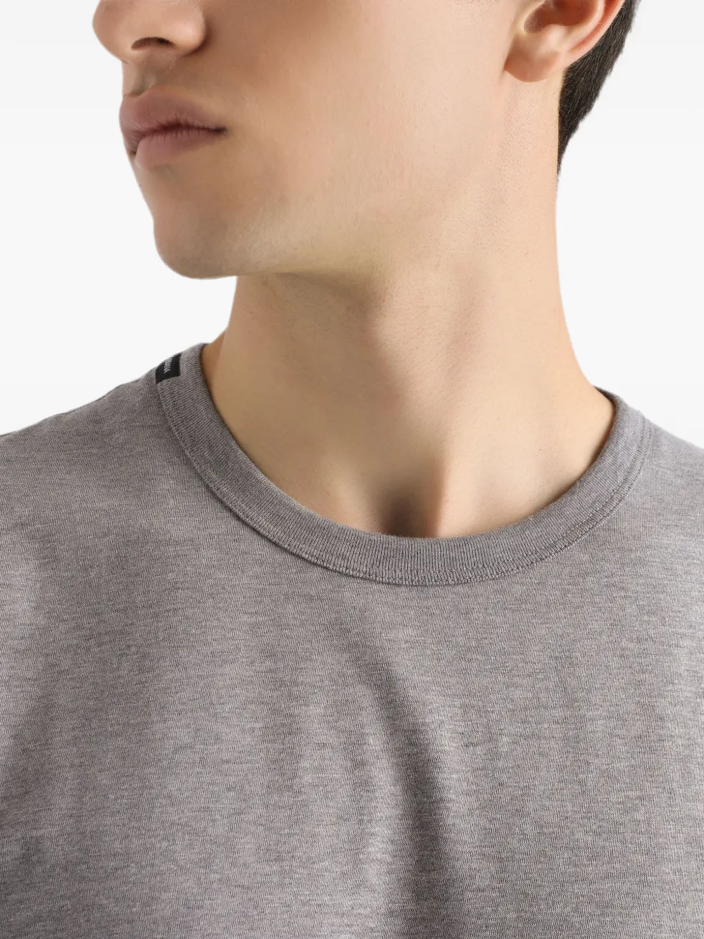 Dolce & Gabbana T-shirt met mélange-effect Grijs