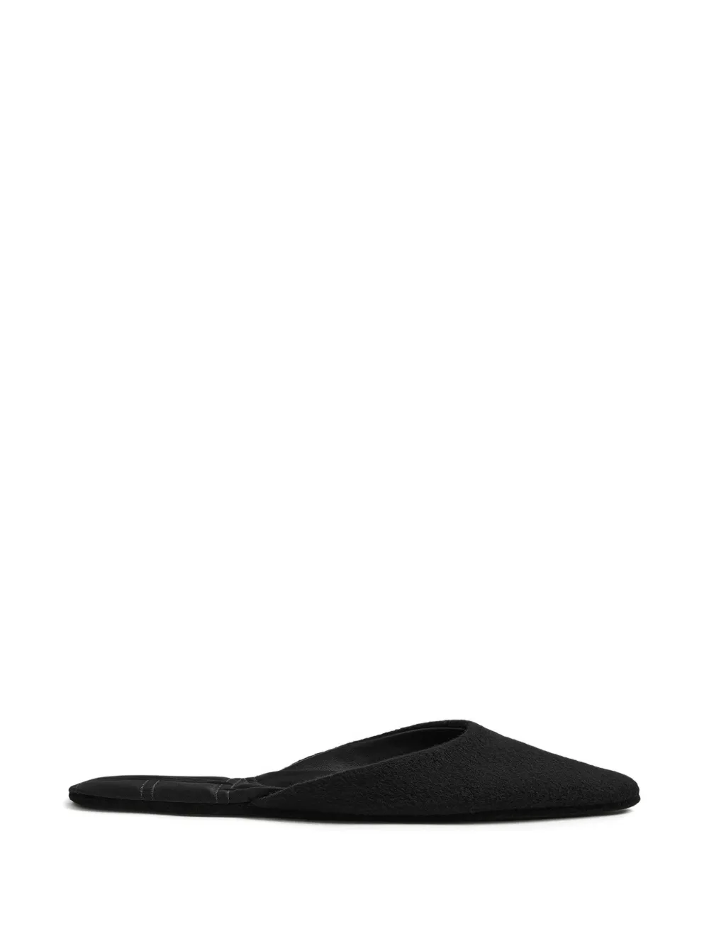 TOTEME wool slippers - Nero