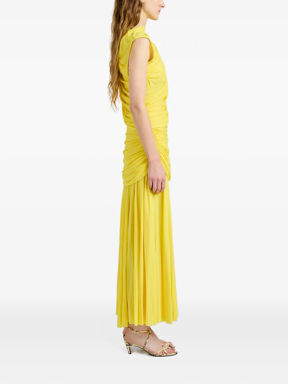 Proenza Schouler Irma jurk Geel