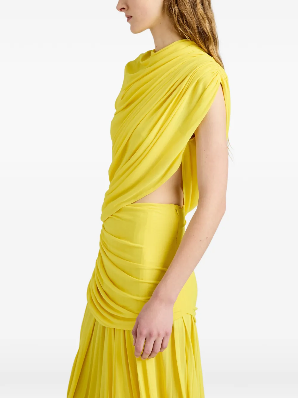 Proenza Schouler Irma jurk Geel