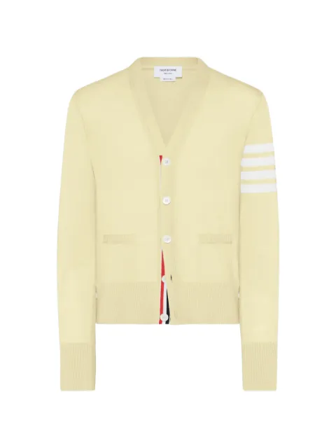 Thom Browne merino wool 4-Bar classic V-neck cardigan