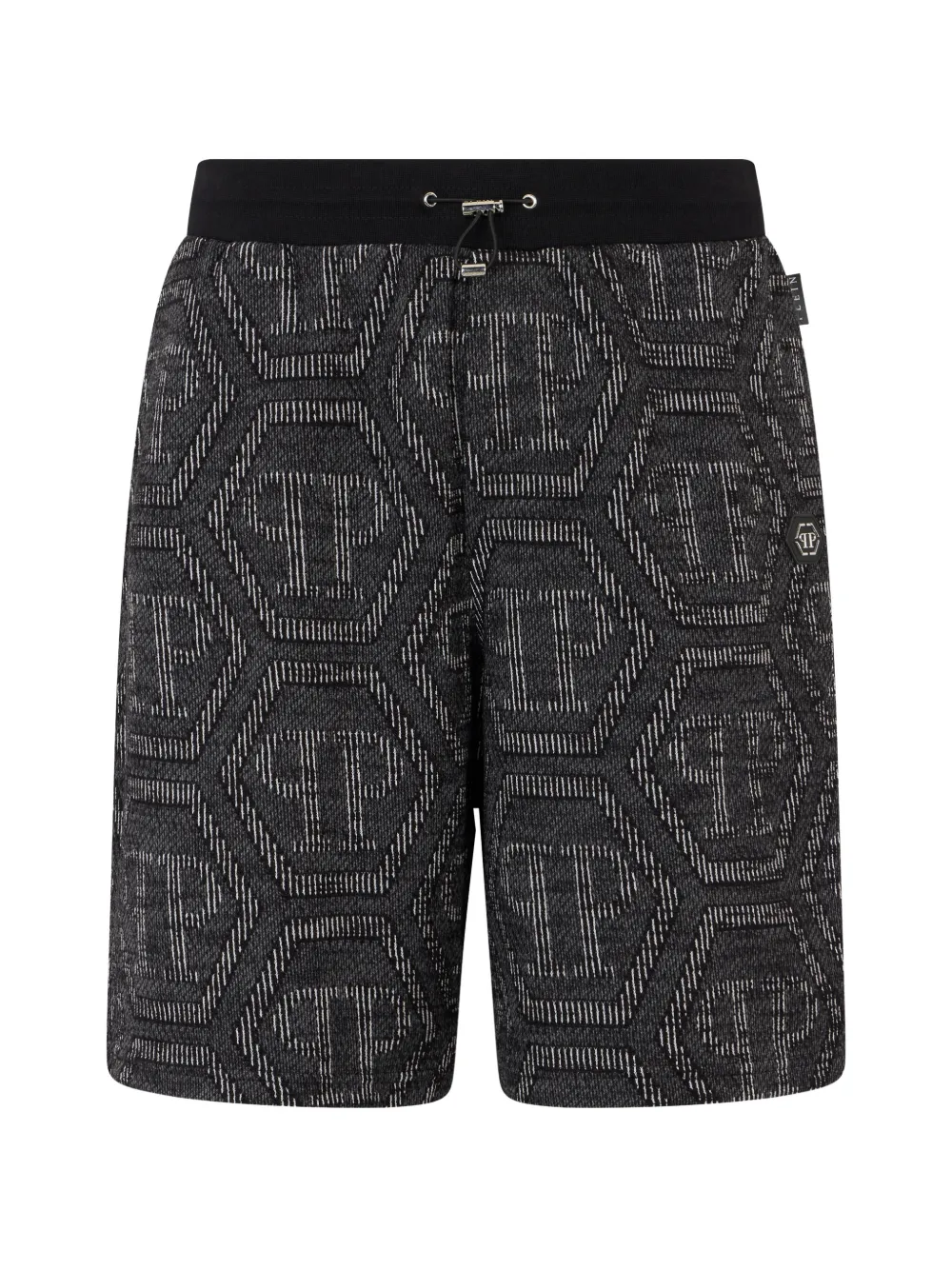Philipp Plein Shorts mit Monogramm - Schwarz