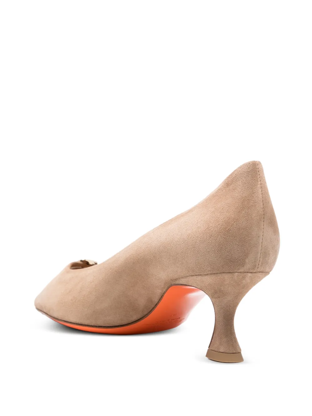 Santoni Pumps met gesp Beige