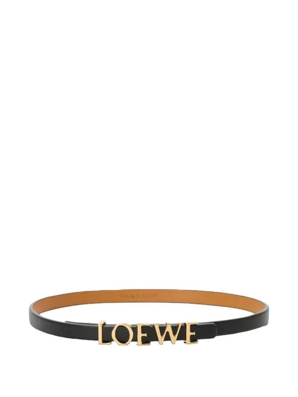 Loewe Leather Bracelet in Black