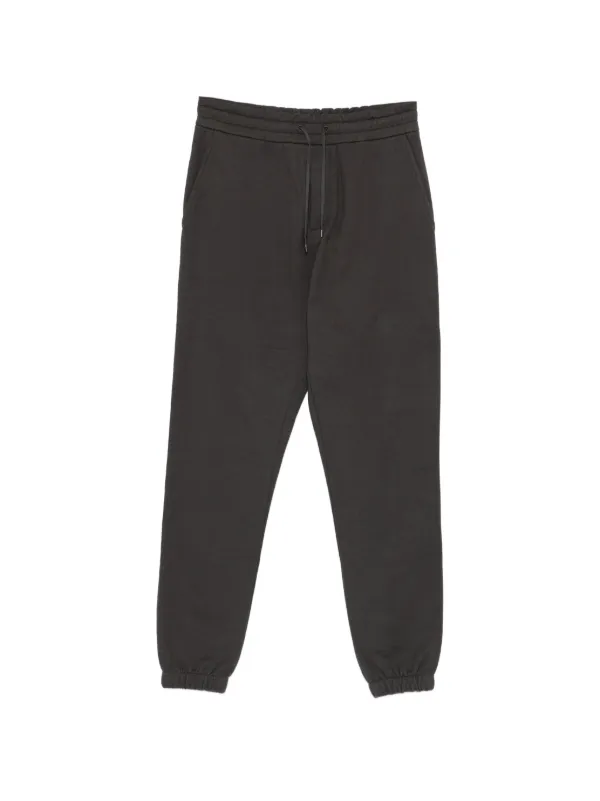 Saint Laurent Logo-patch Drawstring Track Pants in Brown