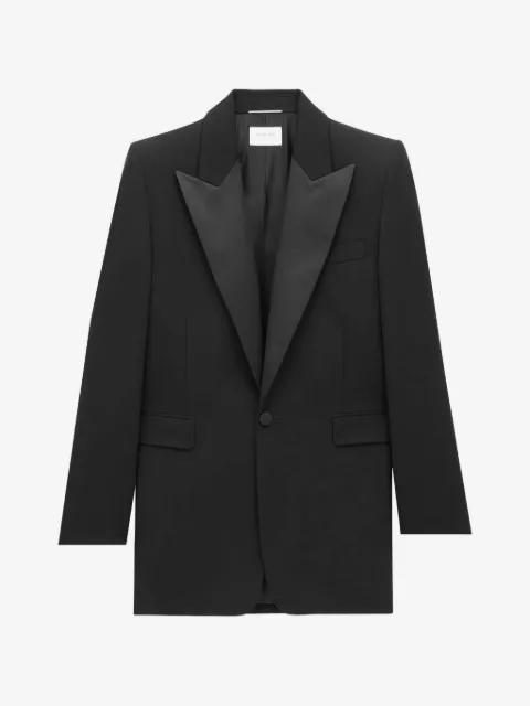 Saint Laurent 숄 라펠 울 재킷