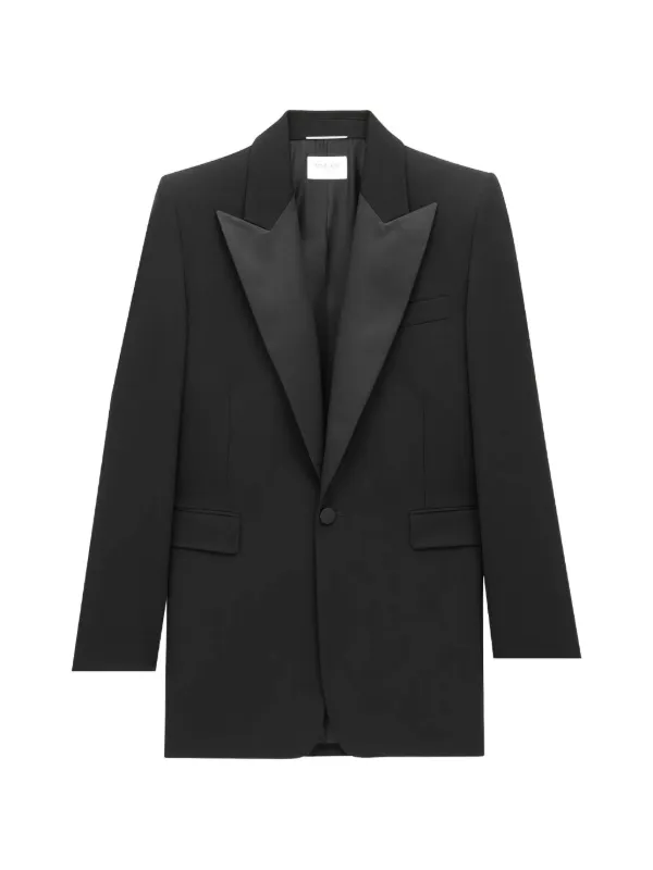 Saint Laurent ショールラペル ジャケット | ブラック | FARFETCH JP
