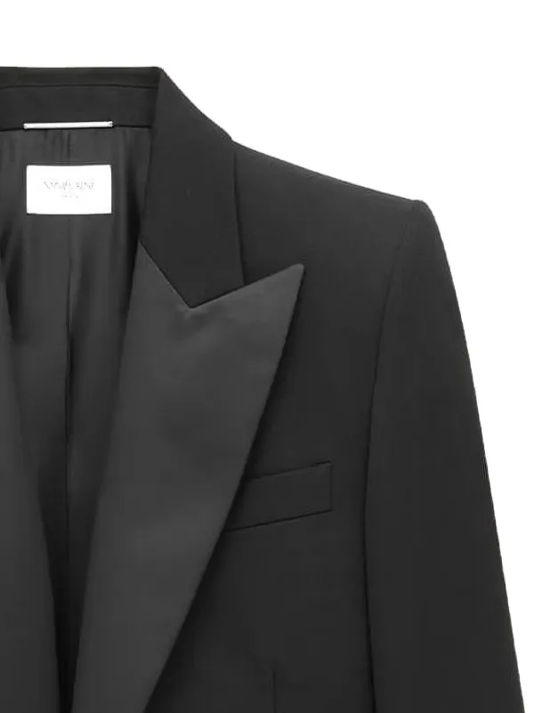 Saint Laurent ショールラペル ジャケット | ブラック | FARFETCH JP