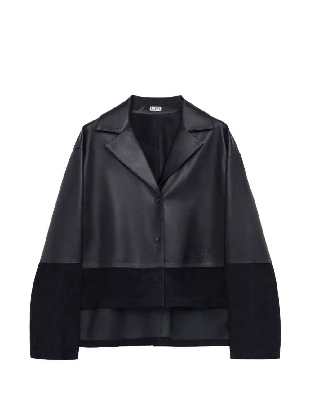 LOEWE button panelled blouse - Nero