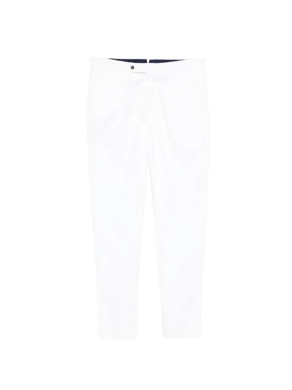 PT Torino Pleated Trousers in White