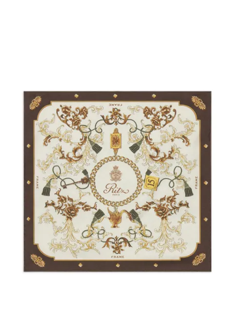 FRAME x Ritz Paris printed scarf