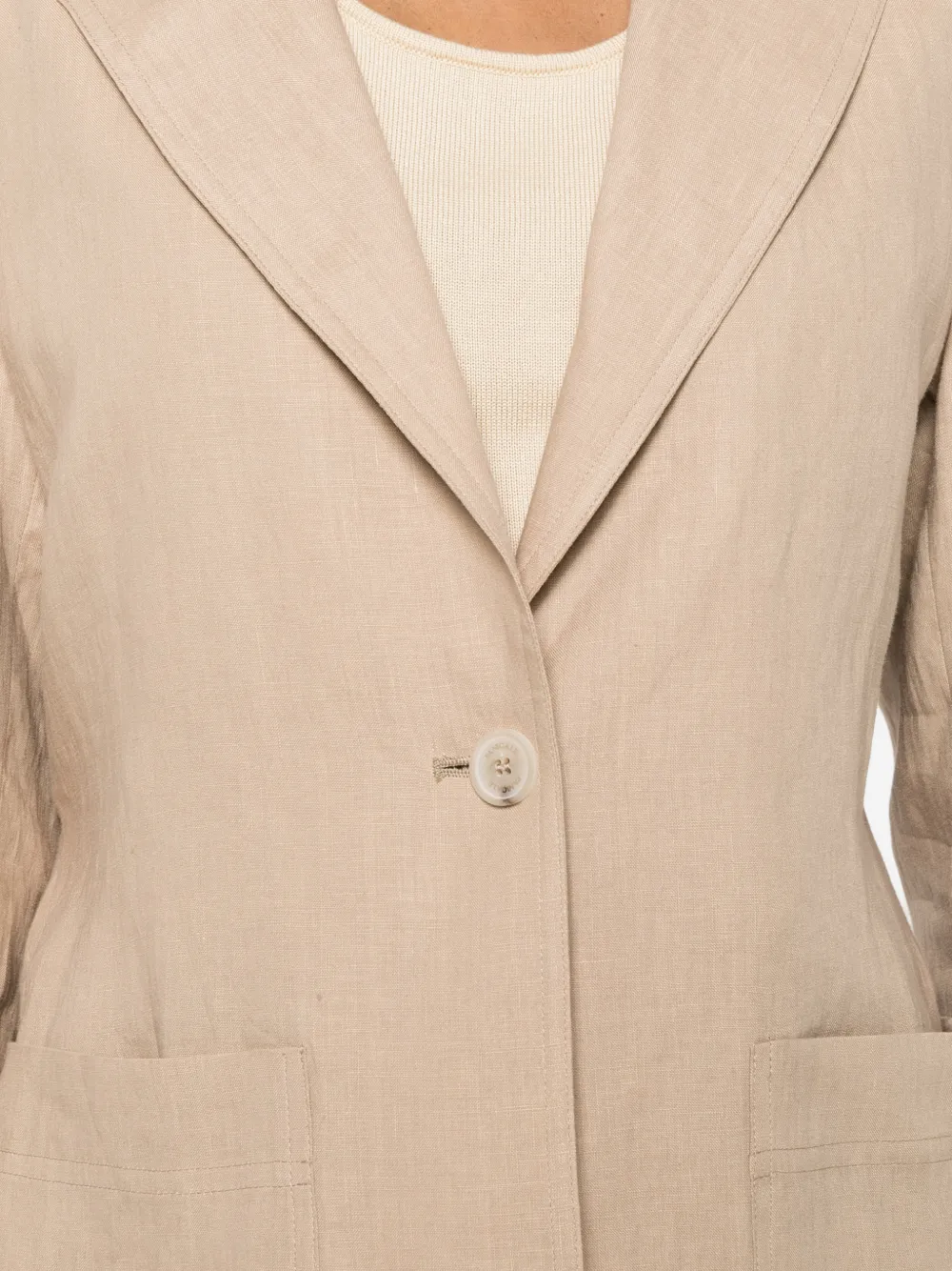 Pocket Single-Breasted Blazer