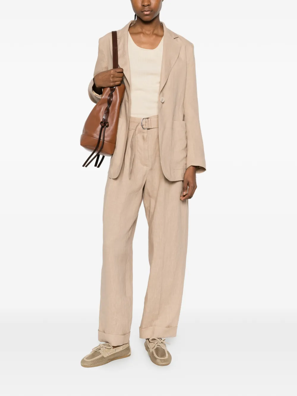 Pocket Single-Breasted Blazer