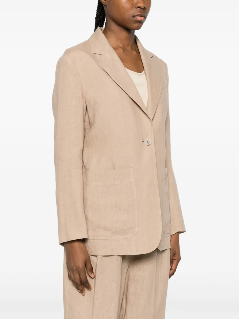 Pocket Single-Breasted Blazer