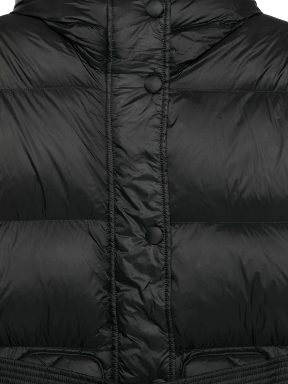  Ienki Ienki Belted Puffer Jacket - Black 