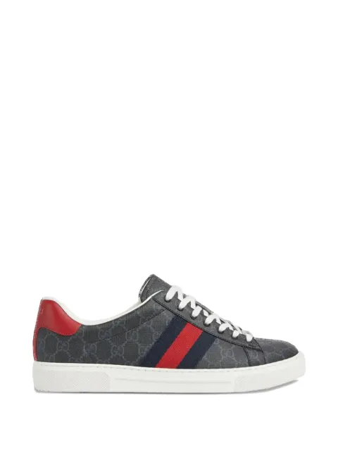 Gucci zapatillas Ace con tribanda Web