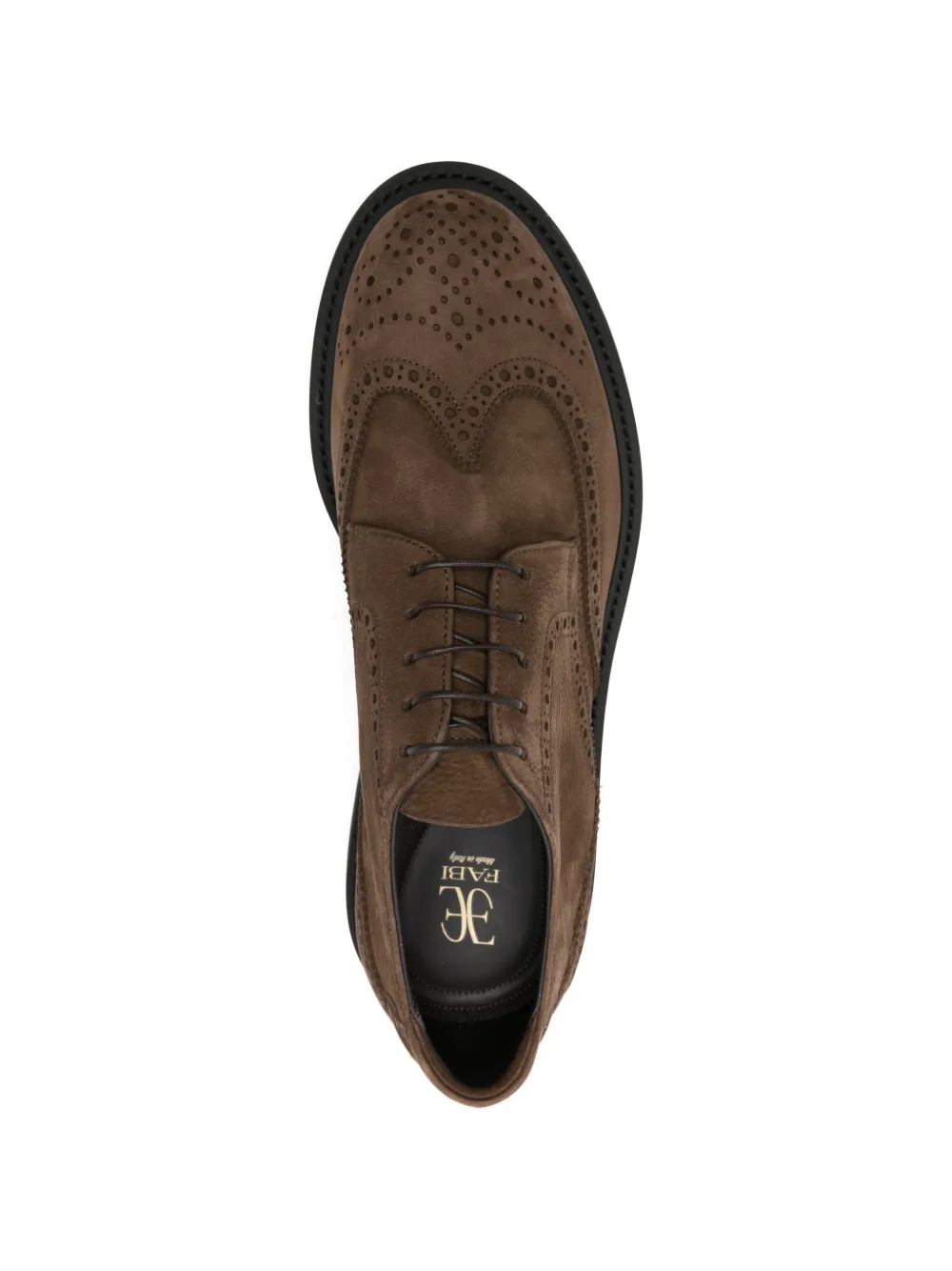 Fabi Derby brogue schoenen Bruin