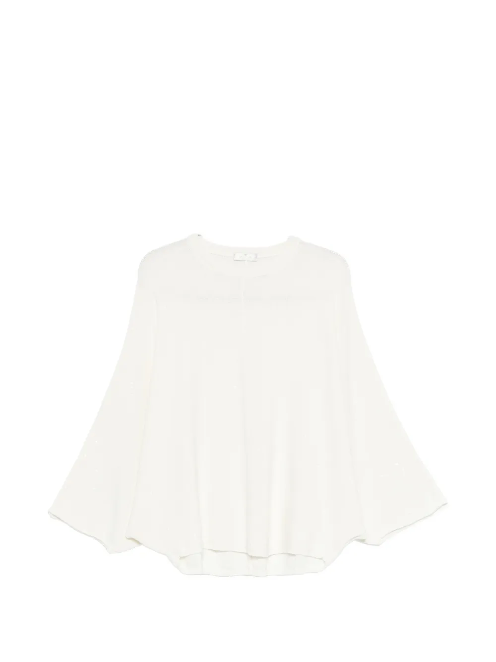 PANICALE flared sweater - Neutrals