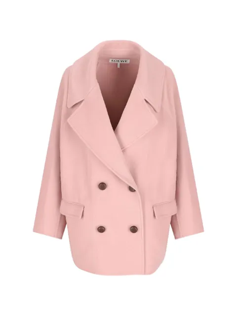 LOEWE double-breasted pocket coat