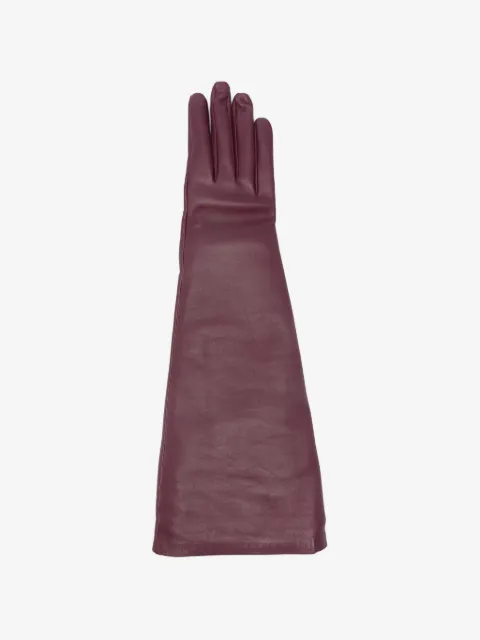 Saint Laurent guantes de piel de oveja