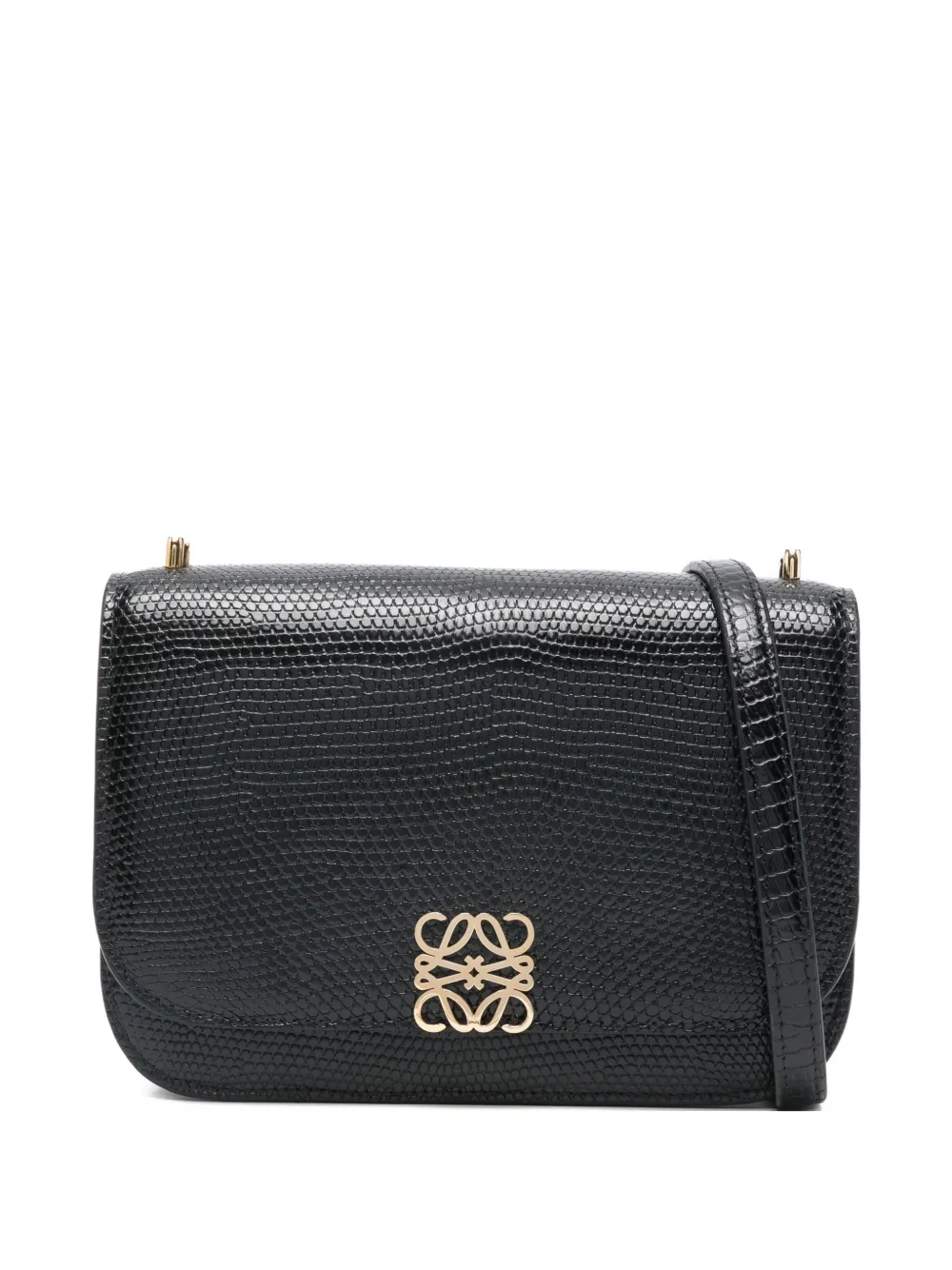 LOEWE Goya logo shoulder bag - Nero