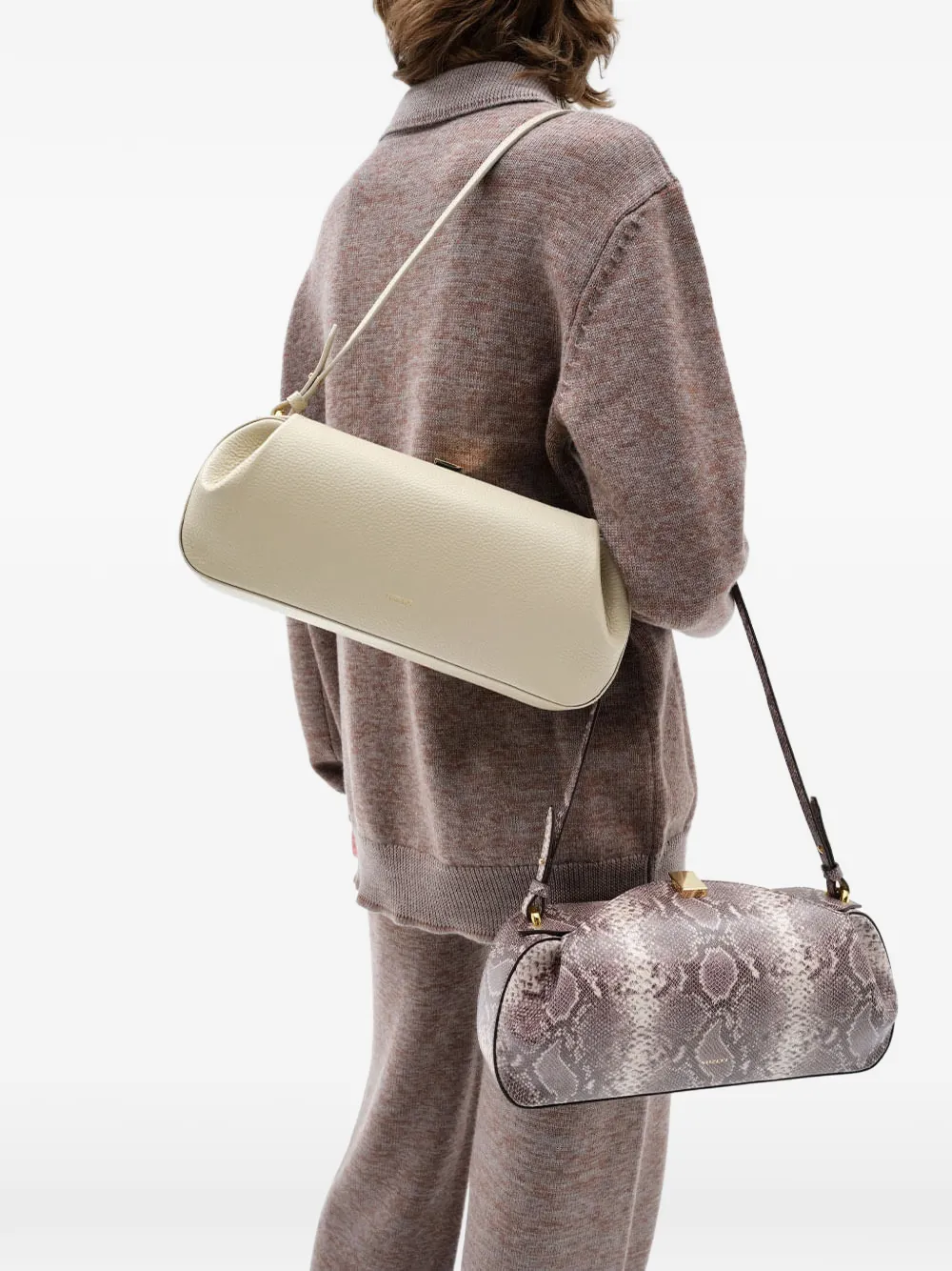  Yuzefi Oyster Shoulder Bag - Neutrals 