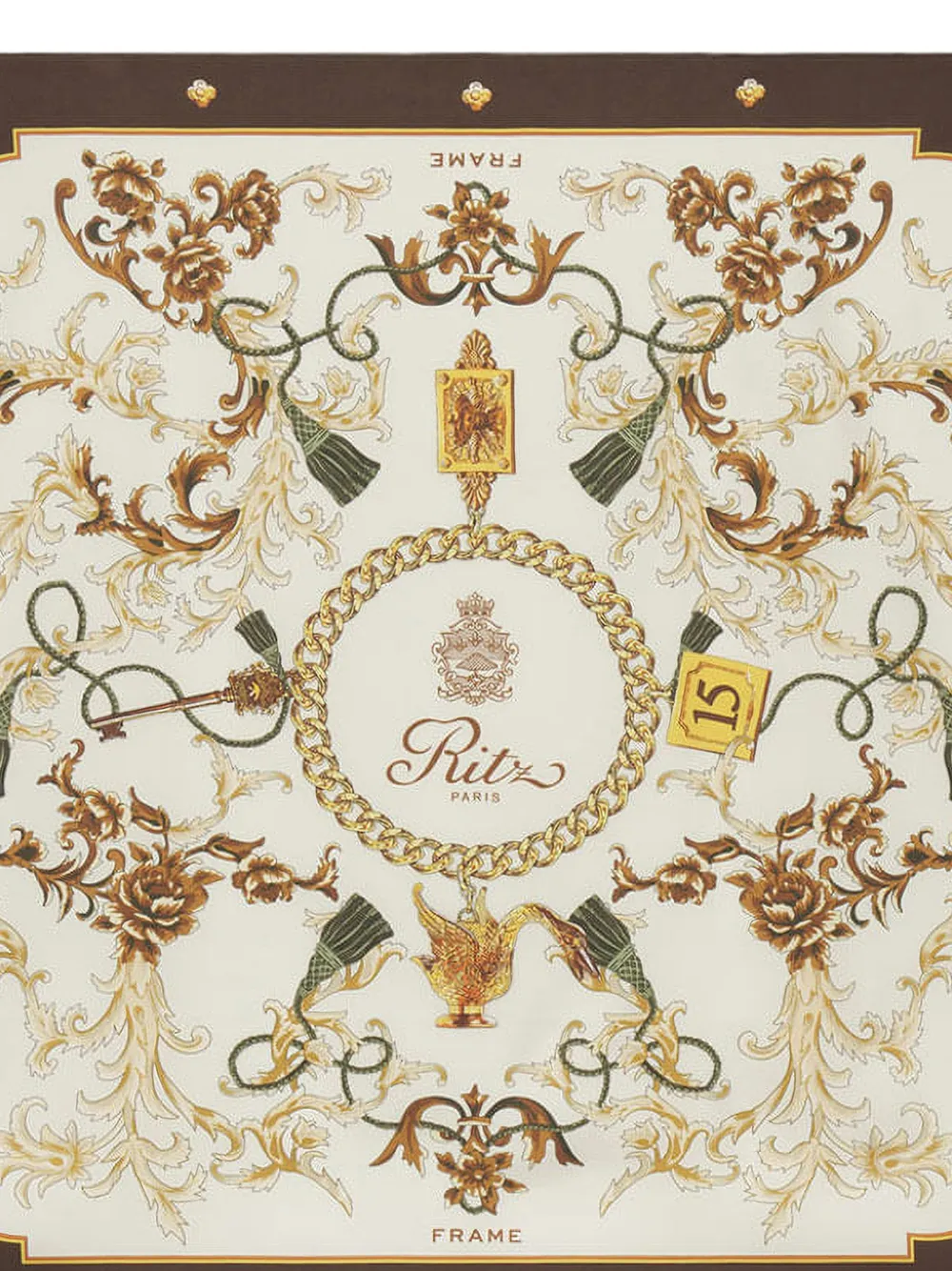  Frame X Ritz Paris Printed Scarf - Neutrals 