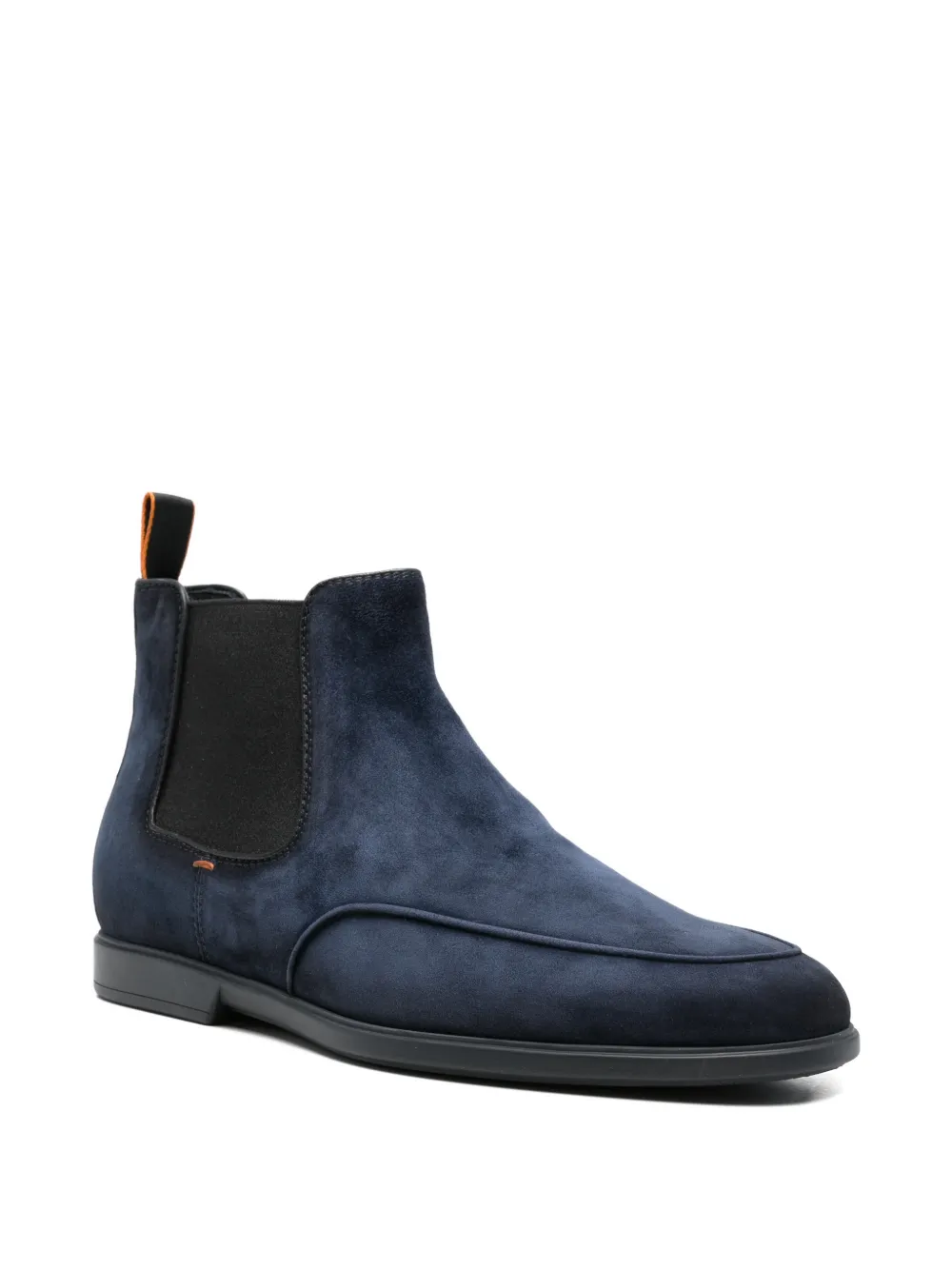 Santoni panelled boots Blauw