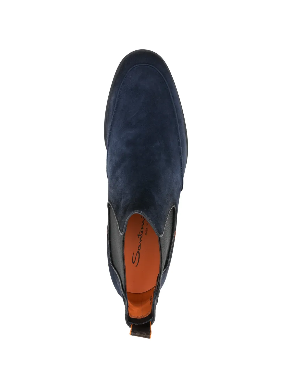 Santoni panelled boots Blauw