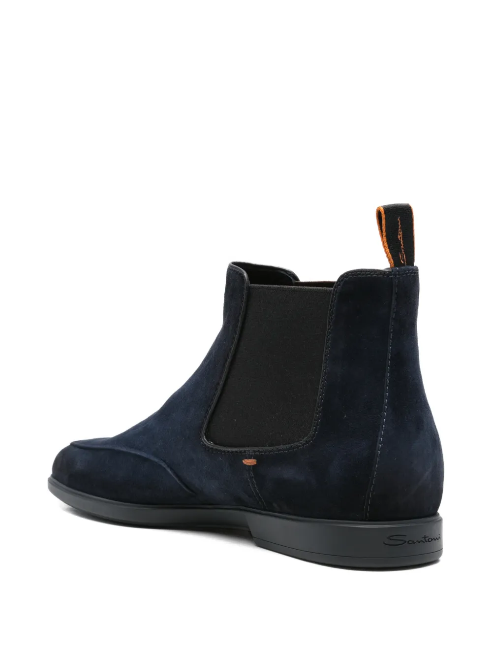Santoni panelled boots Blauw