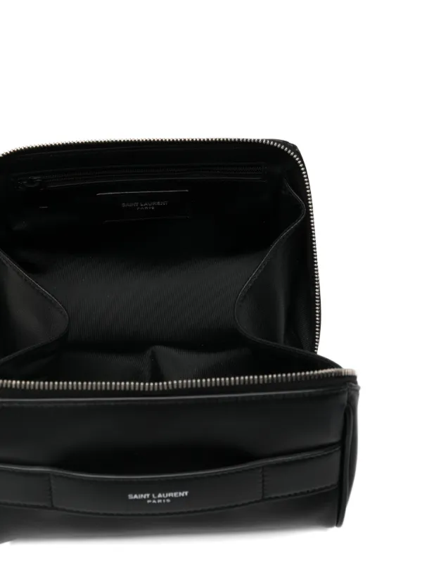 Yves Saint Laurent ブラック クラッチバッグ Saint Laurent ジップ クラッチバッグ | ブラック | FARFETCH JP