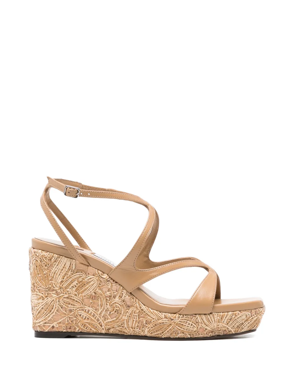 Jimmy Choo Ayla sandalen met bandjes Beige