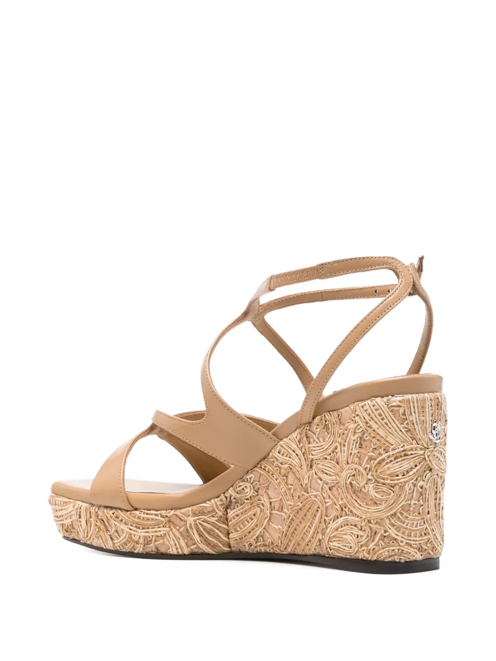 Jimmy Choo Ayla sandalen met bandjes Beige