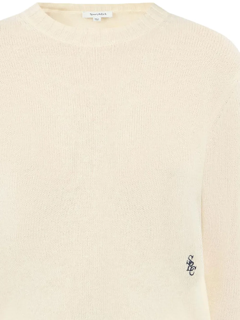  Sporty & Rich Logo Sweater - Neutrals 