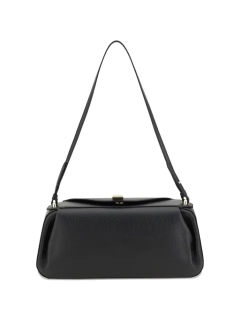 Yuzefi Oyster pebble-grain shoulder bag