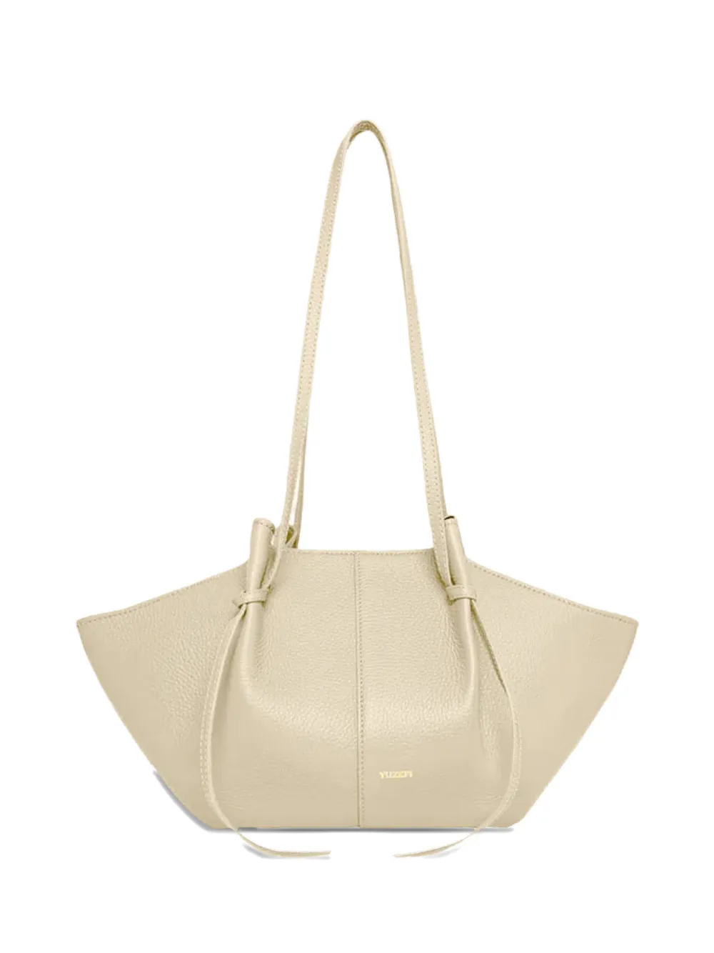 Yuzefi large Mochi pebble-grain shoulder bag - Toni neutri