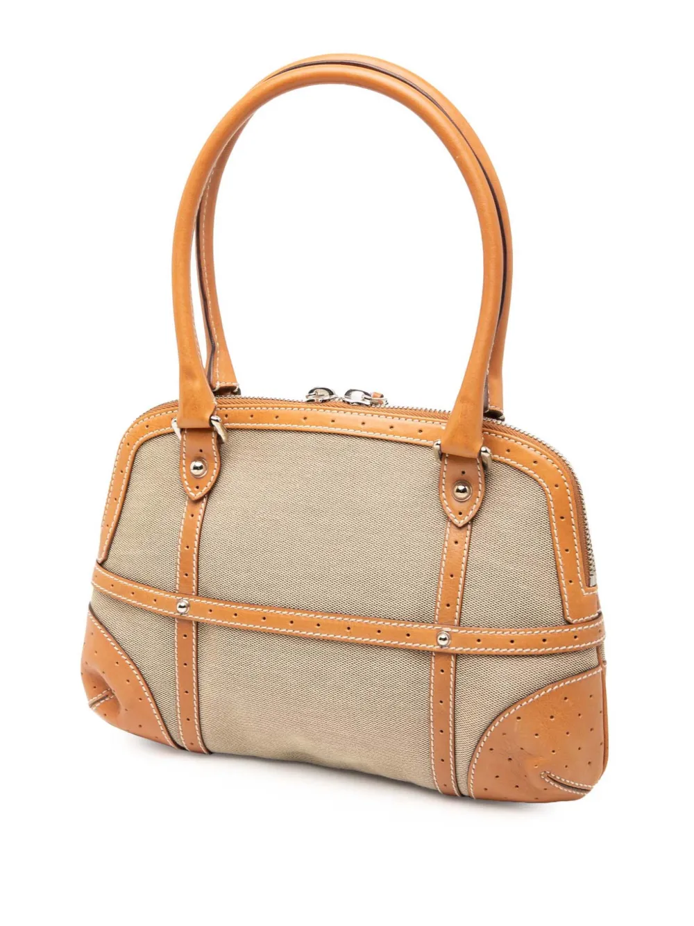 Gucci Pre-Owned 2000-2015 キャンバス ウェブ レインズ ショルダー