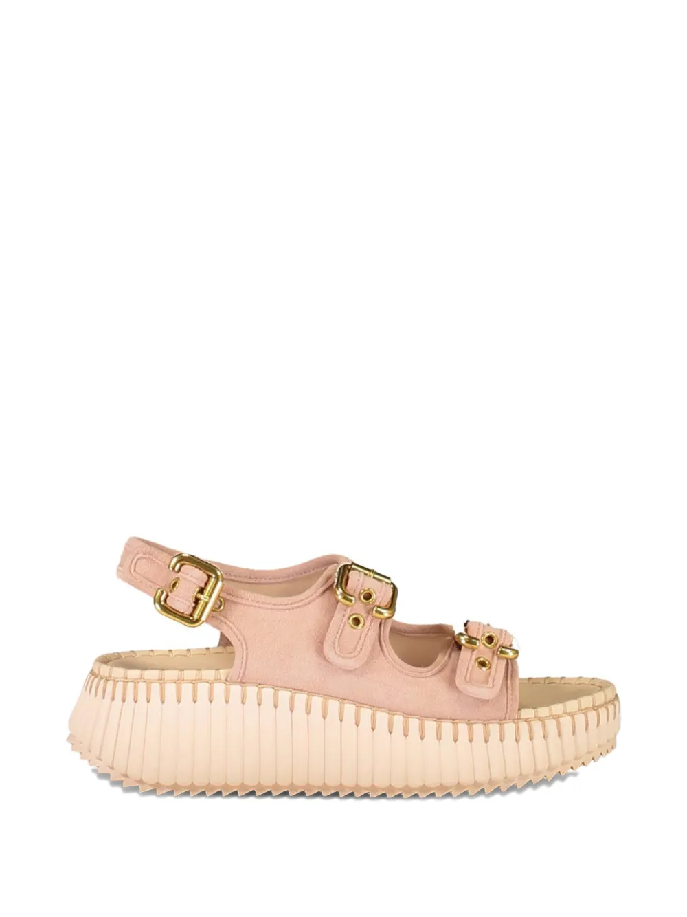 Chloé Nama buckle strap sandals - Rosa