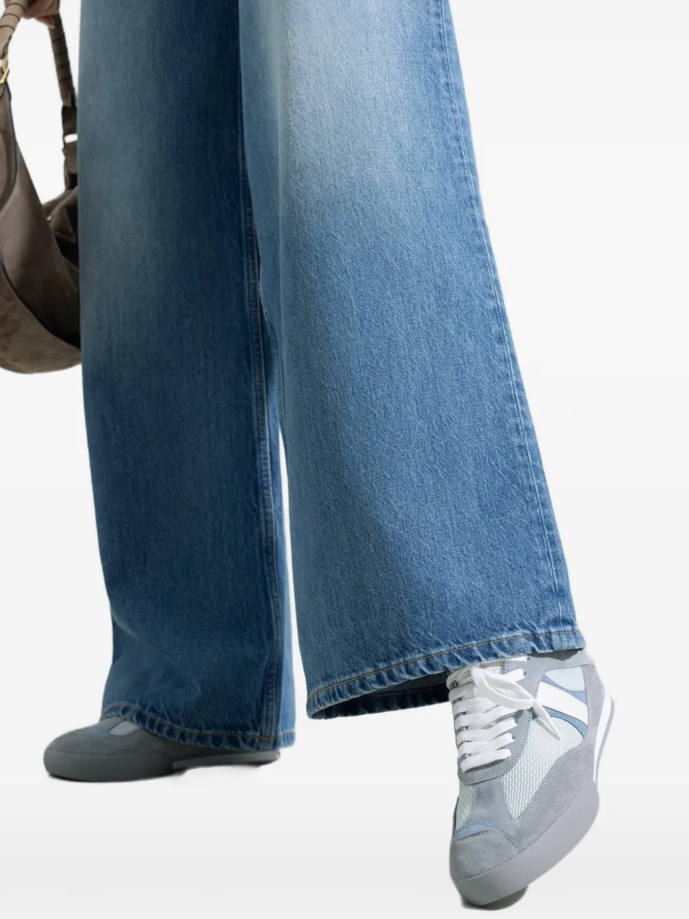 Chloé Sneakers met ronde neus Grijs