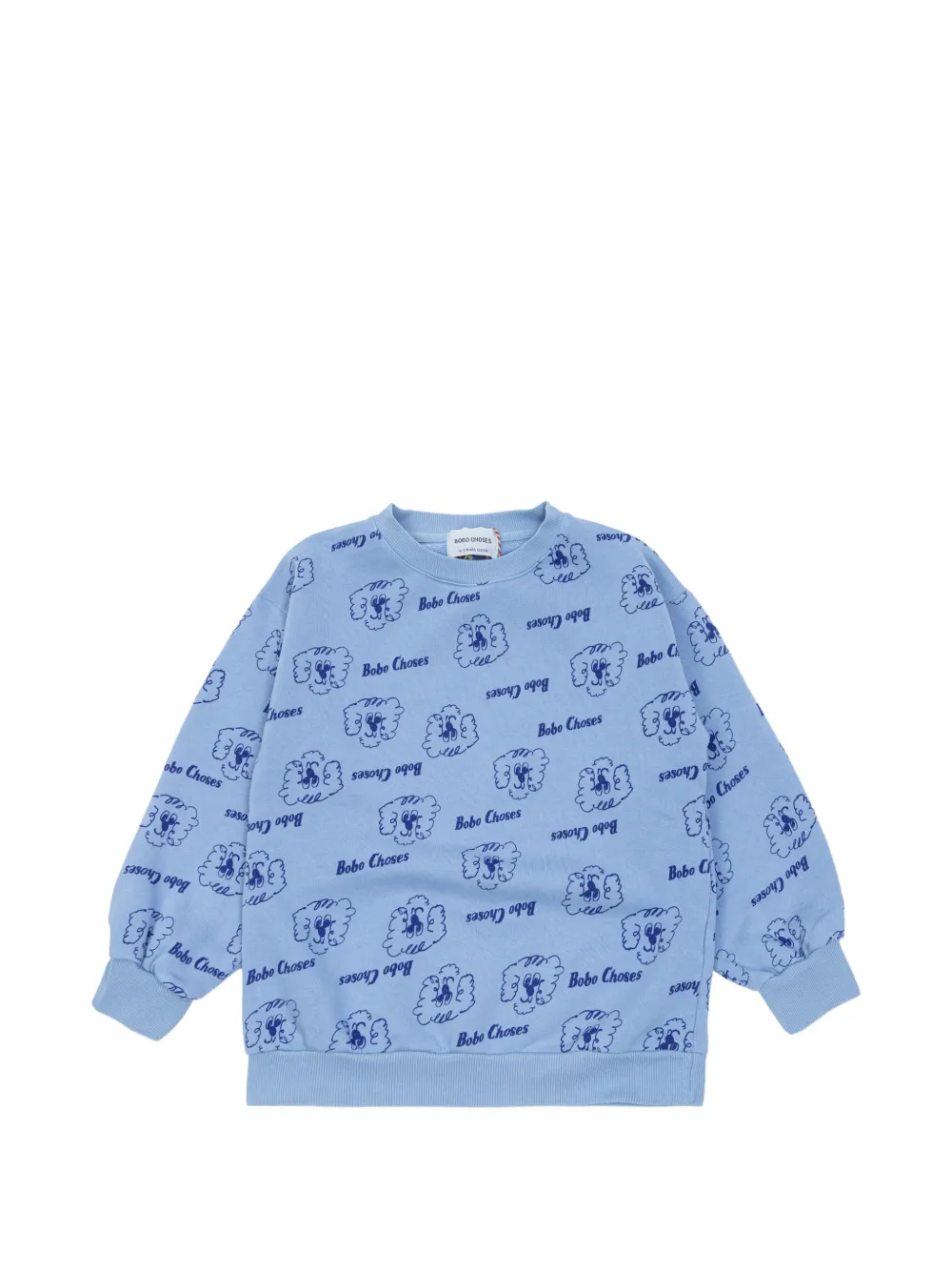 Bobo Choses printed-detail sweatshirt - Blu