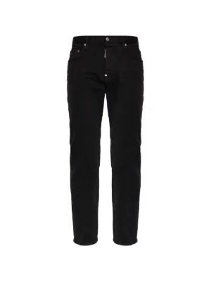 DSQUARED2 ダメージ スリムジーンズ | ブラック | FARFETCH JP