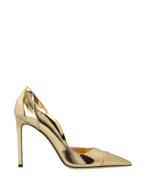 Jimmy Choo Elisa 45mm パンプス | ゴールドトーン | FARFETCH JP