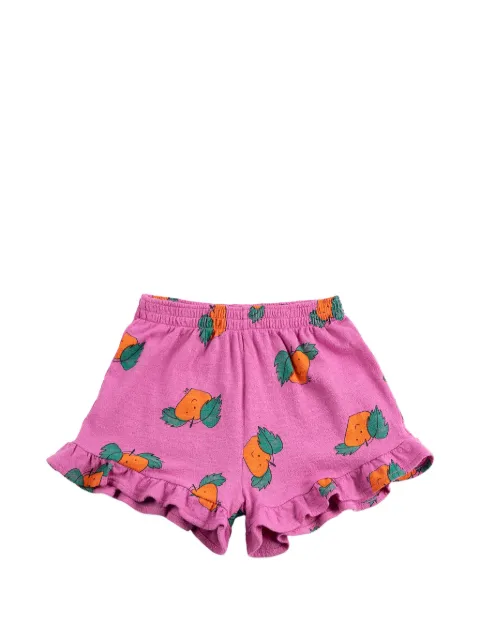 Bobo Choses print-detail ruffled shorts
