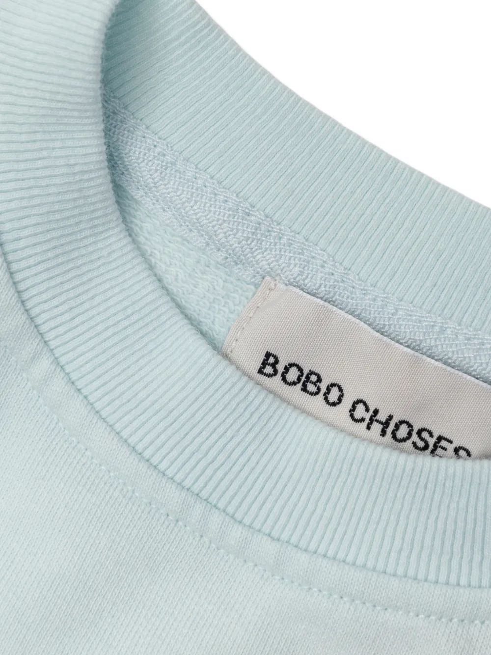 Print-Detail Crew Neck Sweatshirt