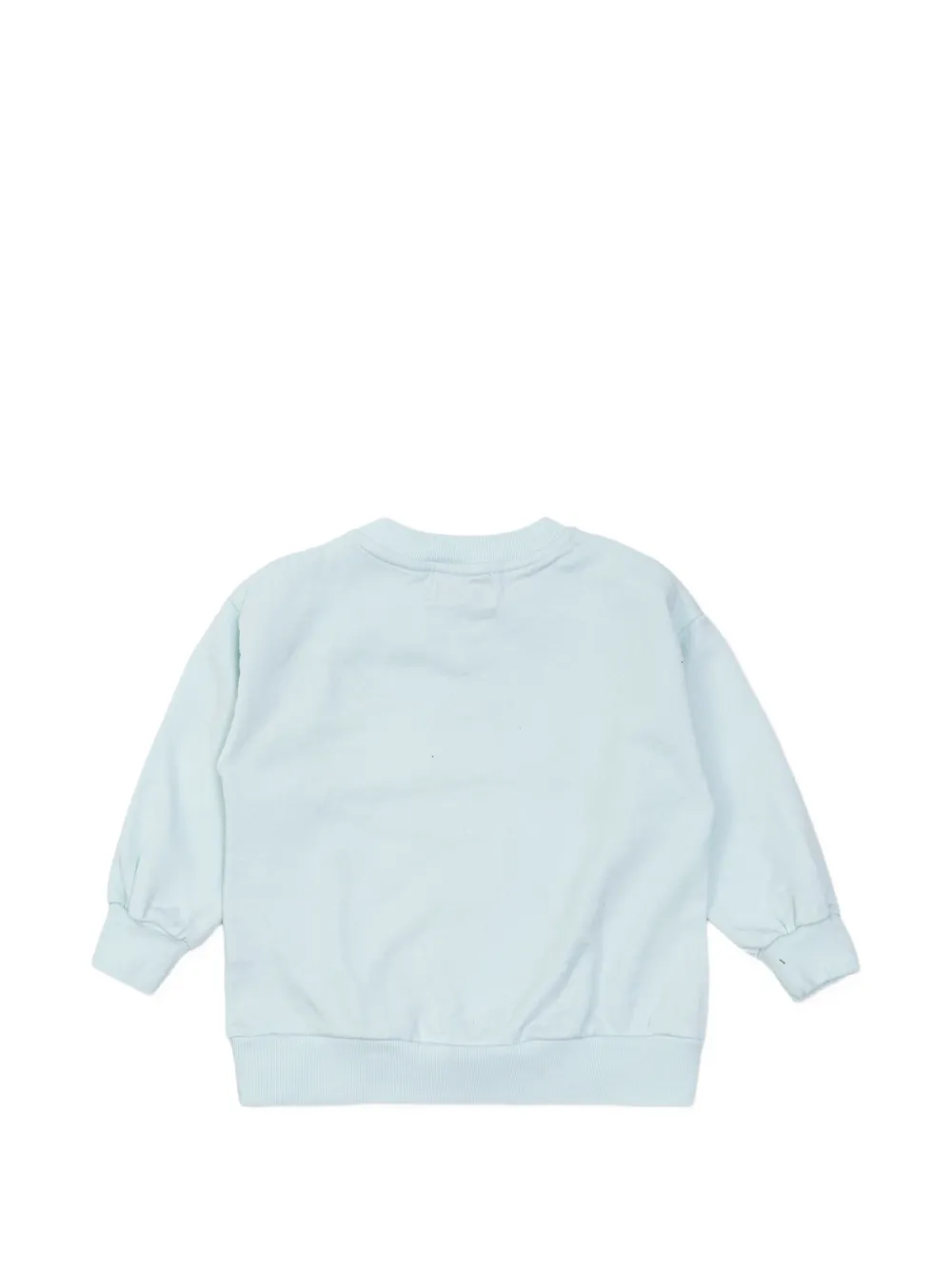 Print-Detail Crew Neck Sweatshirt