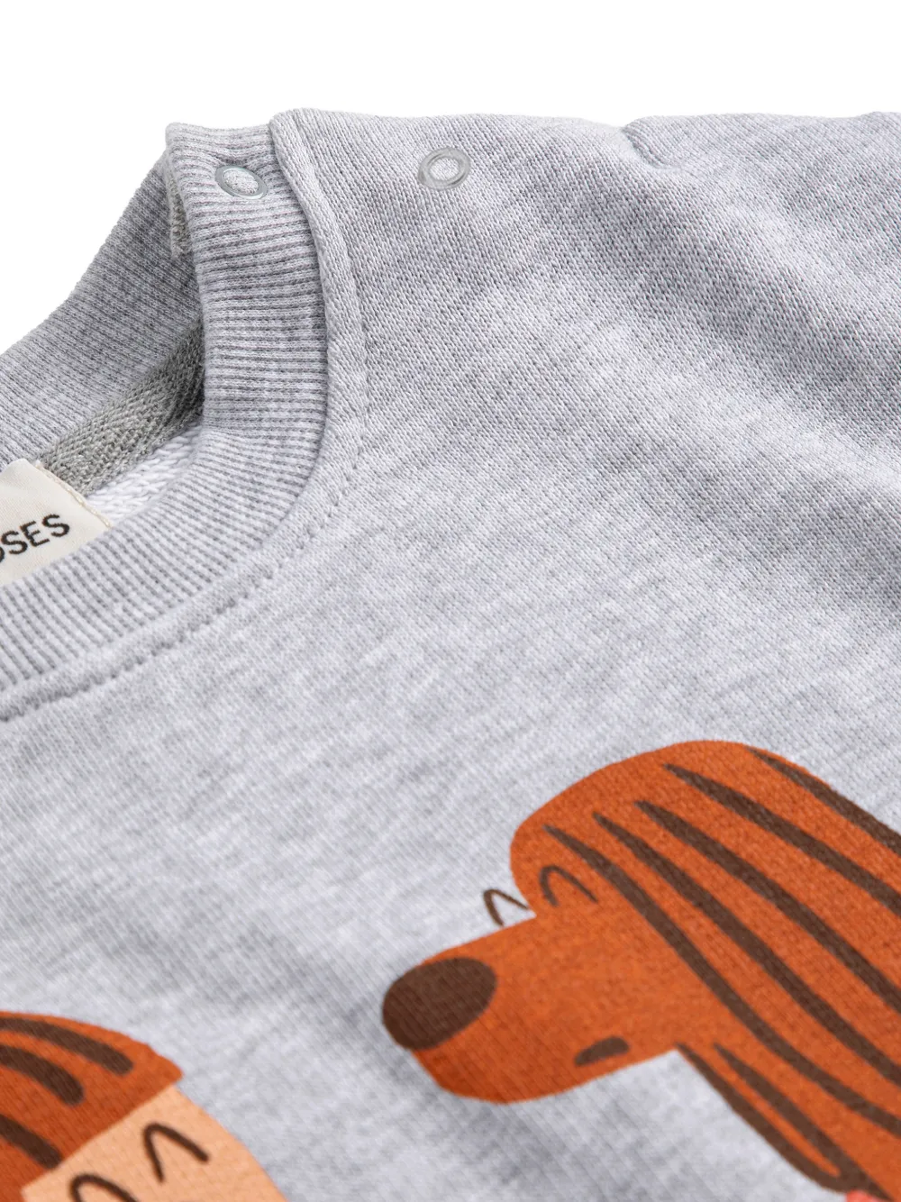 Bobo Choses Friends In A Pickle Graphic Sweatshirt - Grey 