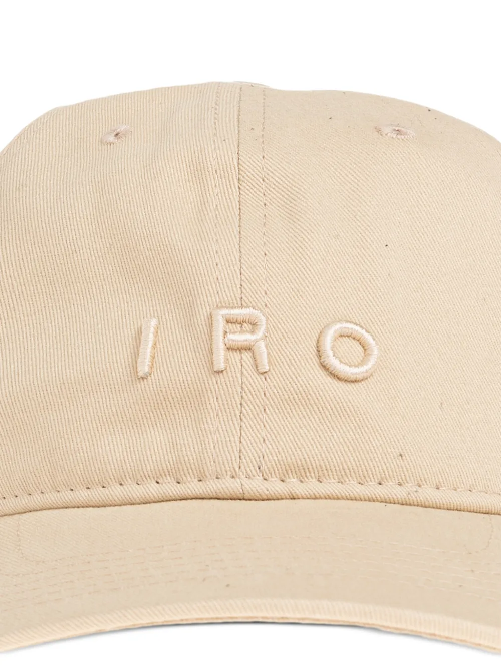  Iro Embroidered Cap - Neutrals 